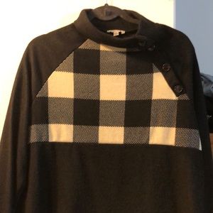 White birch large sweater